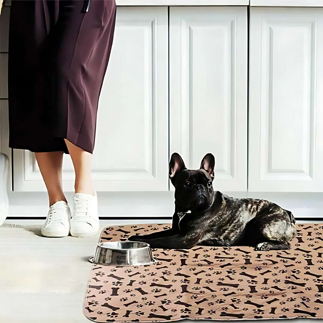 Hygiene Unterlage für Hunde – Wasserdichte Schondecke 70x80 cm – Waschbarer Möbelschoner, Rutschfest und Atmungsaktiv