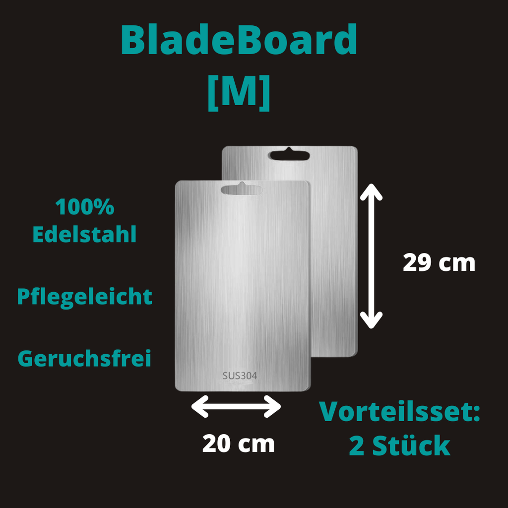 BladeBoard Edelstahl Schneidebrett