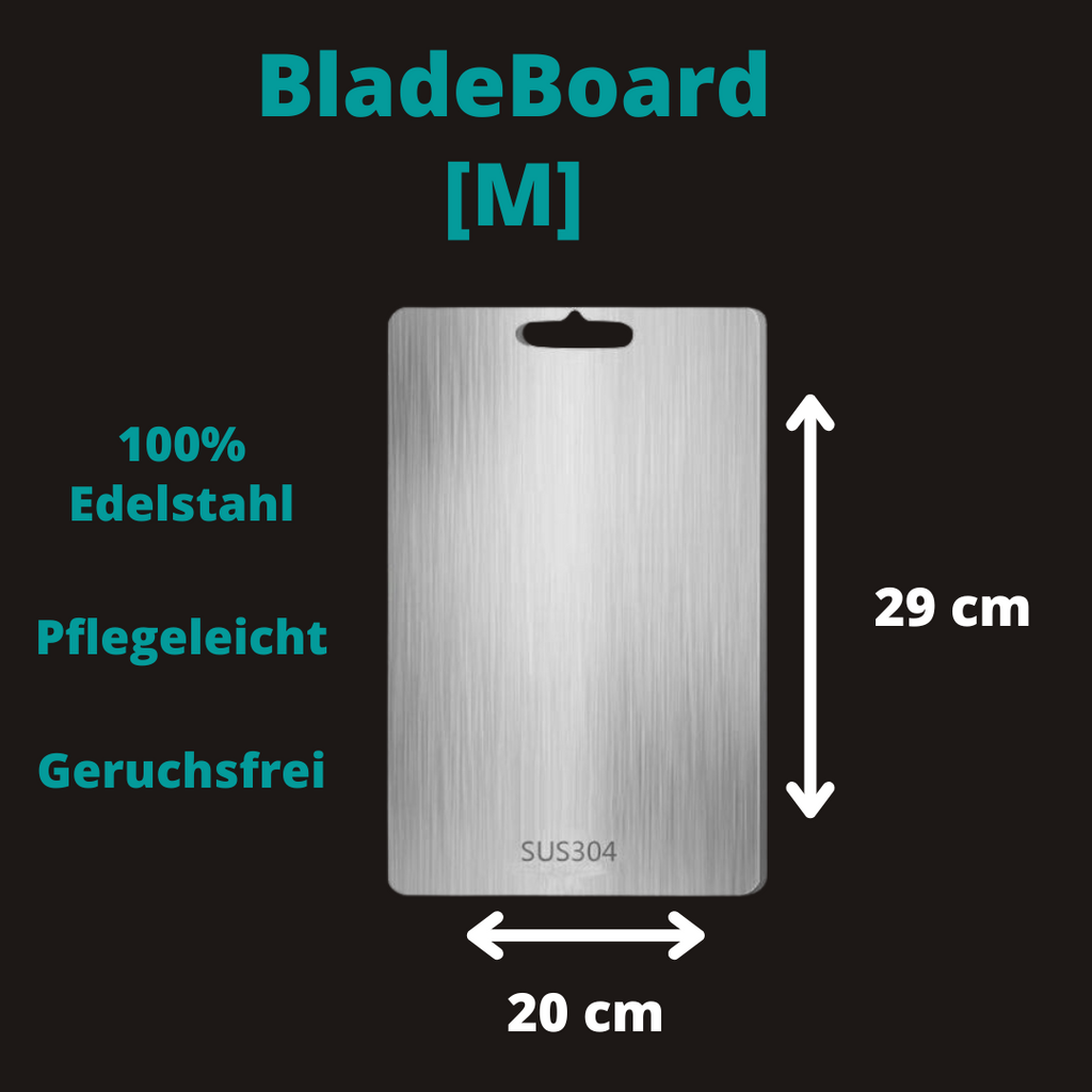 BladeBoard Edelstahl Schneidebrett