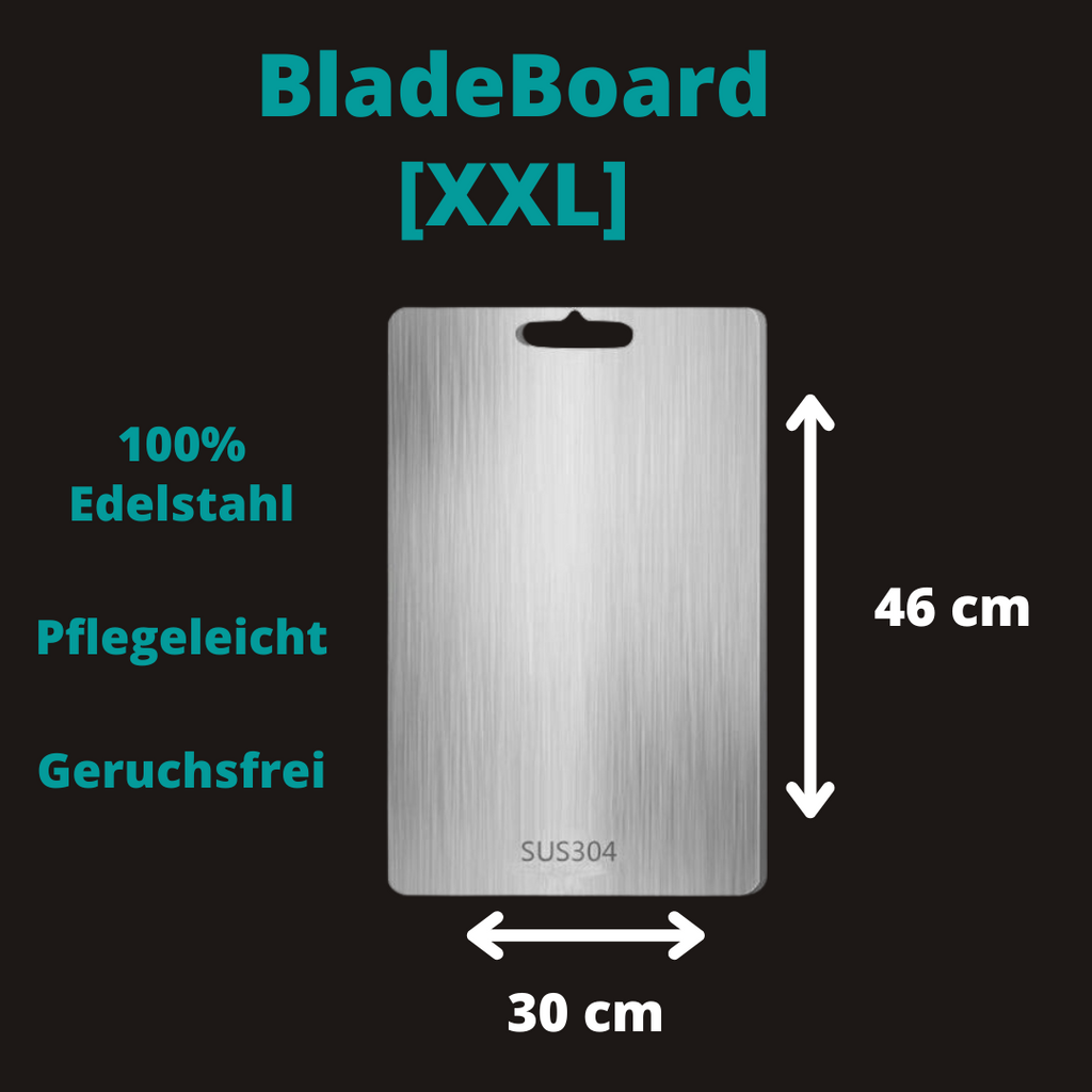 BladeBoard Edelstahl Schneidebrett