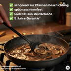 Premium Kochlöffel | Hitzebeständig bis 240°C | Spülmaschinengeeignet
