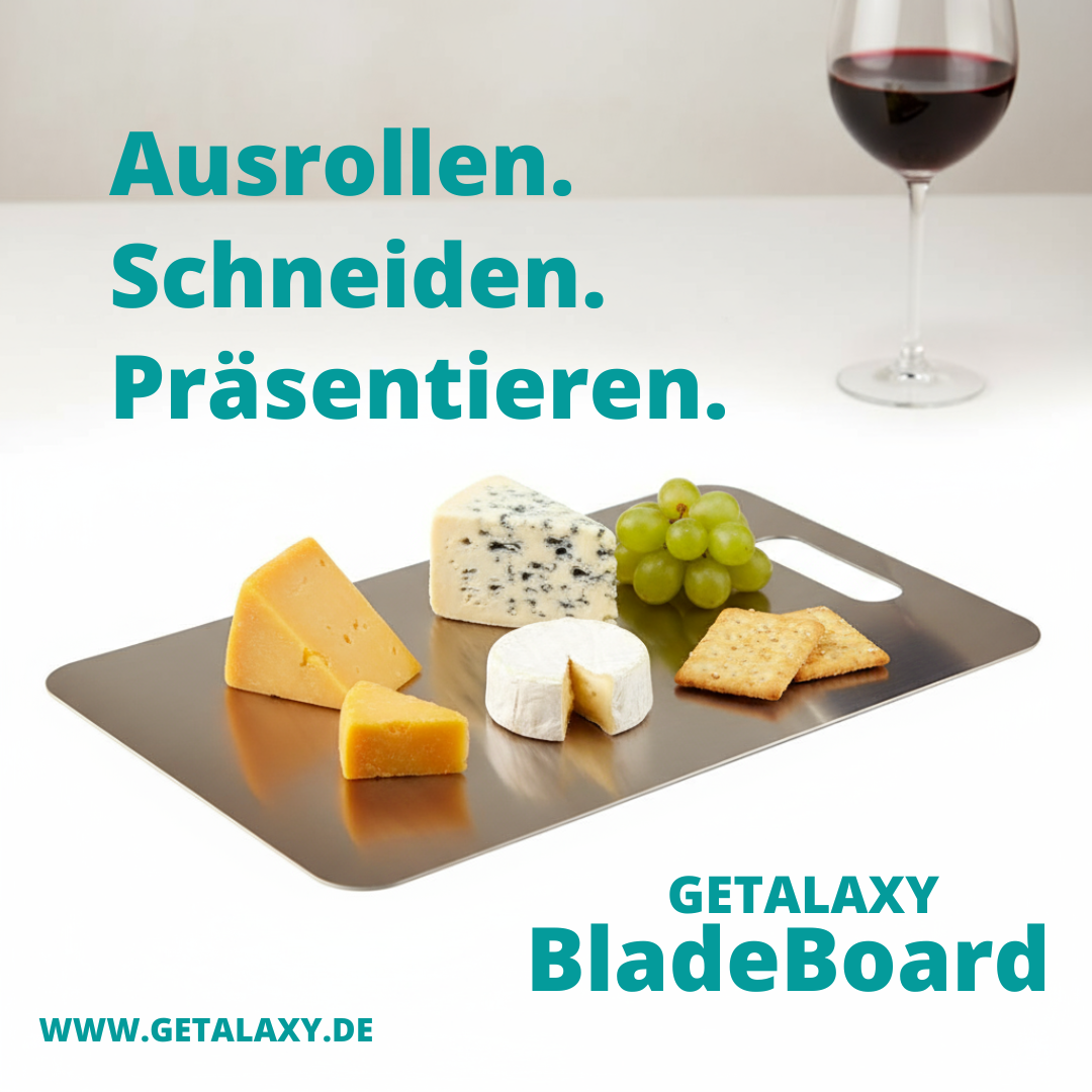 BladeBoard Edelstahl Schneidebrett
