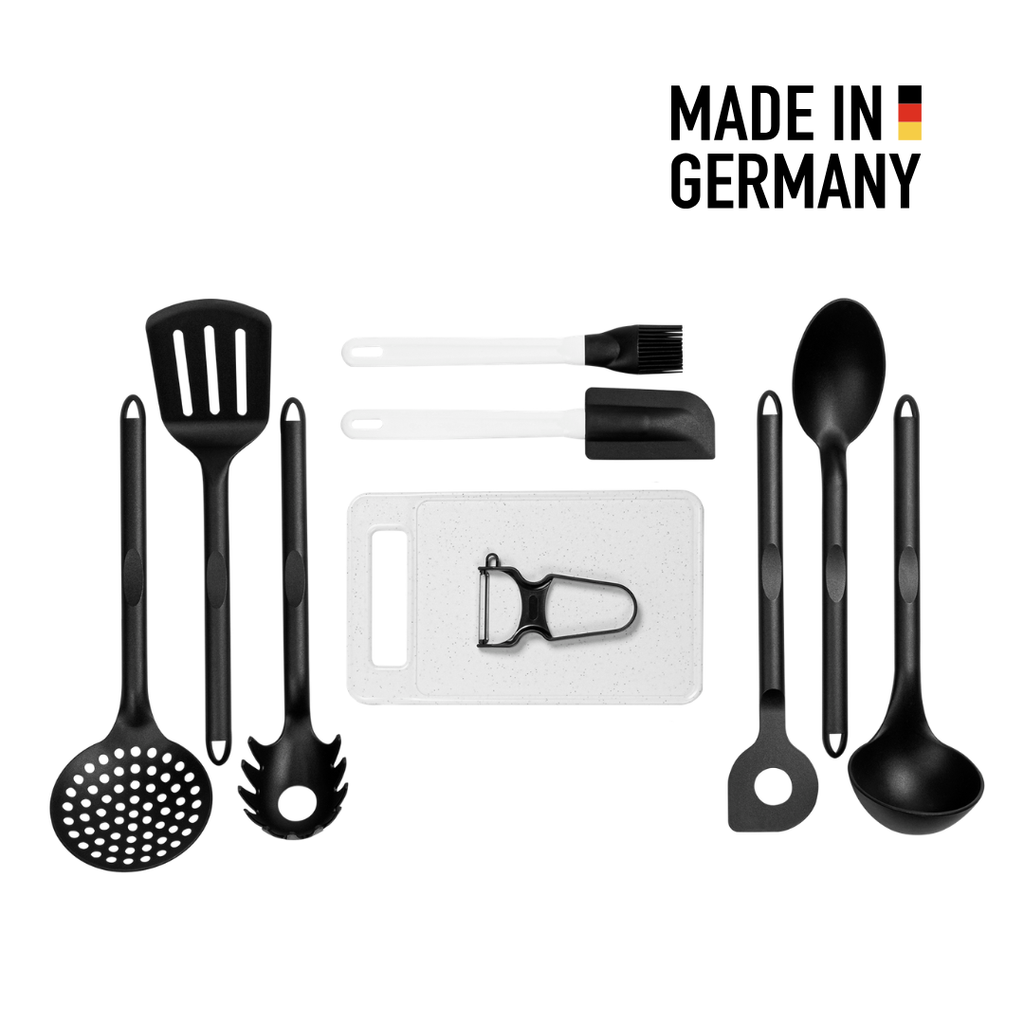 Küchenhelfer-Set All-in-One | Grundausstattung Küchenutensilien | 10-Teilig