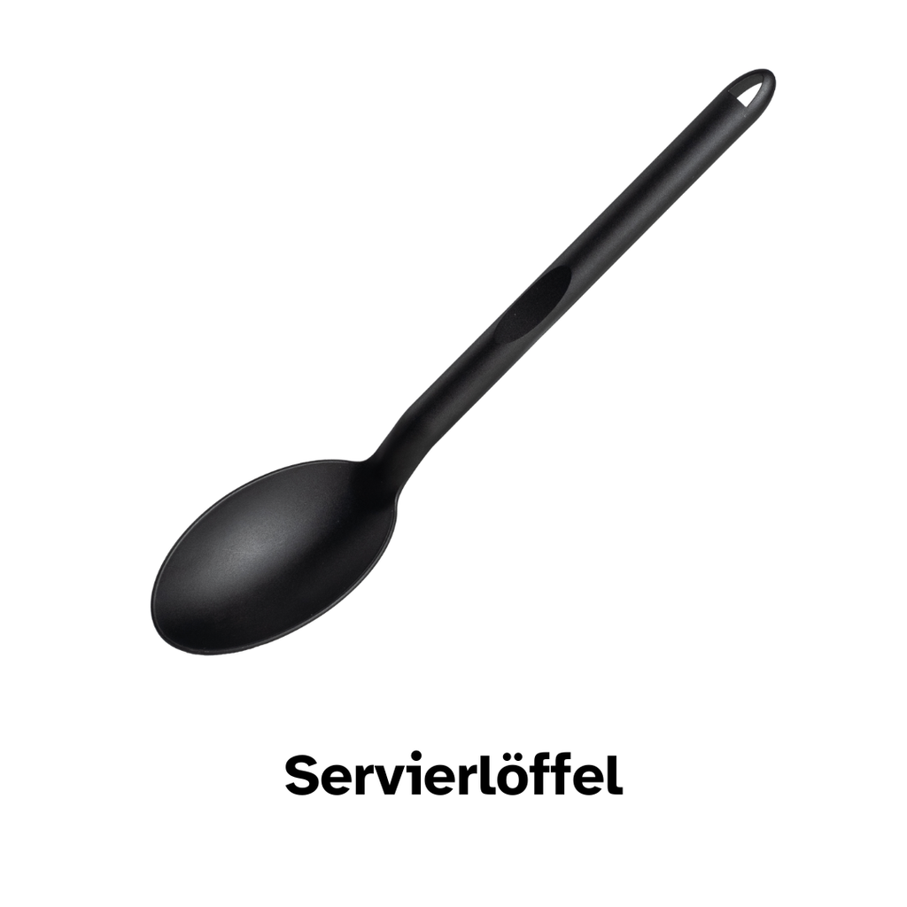 Servierlöffel für beschichtete Töpfe und Pfannen | Vorlegelöffel | Hitzebeständig bis 270°C