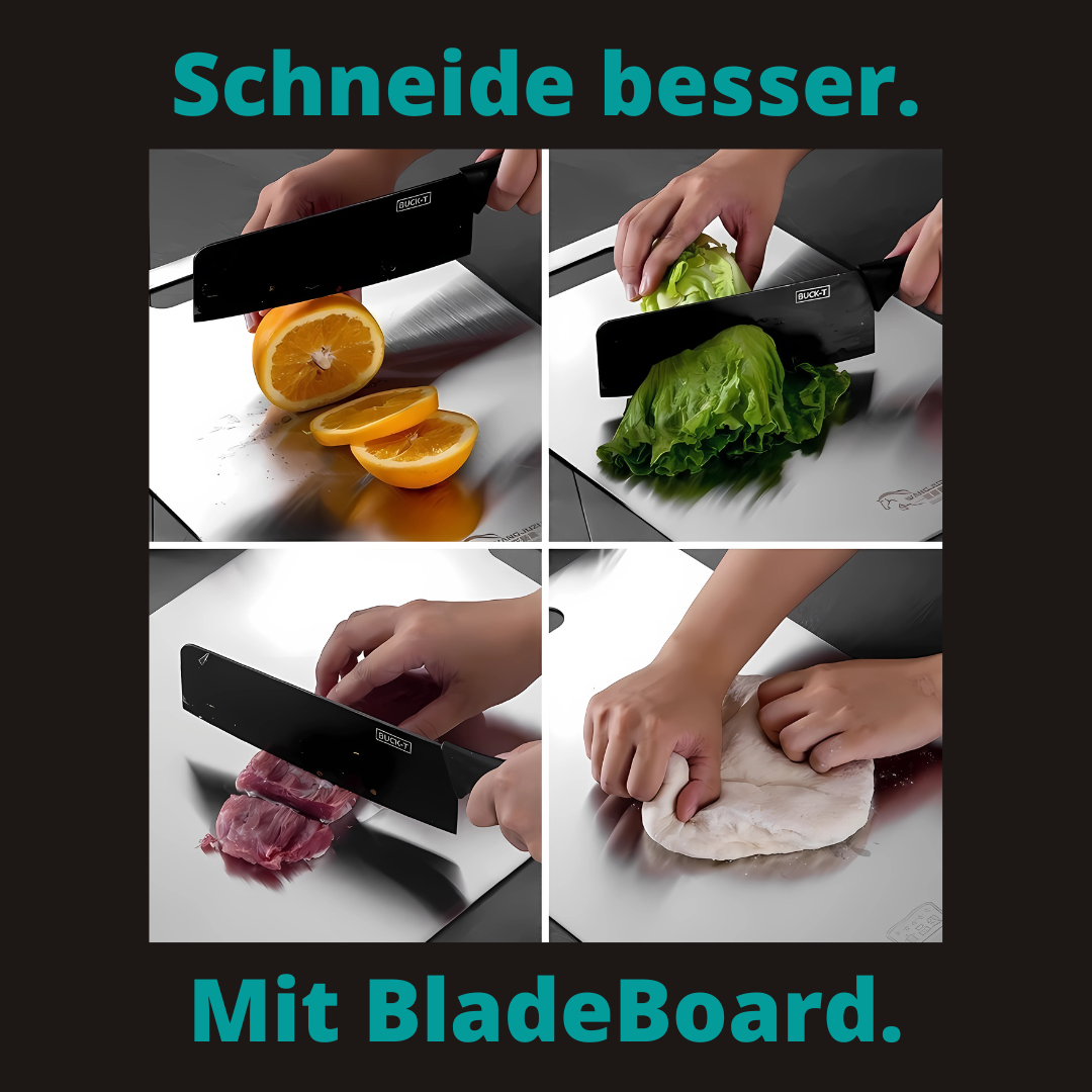 BladeBoard Edelstahl Schneidebrett