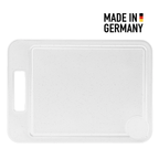 Schneidebrett Kunststoff [34,5 x 24,5 cm] | Premium Qualität aus Deutschland | Küchenbrett spülmaschinengeeignet & messerschonend