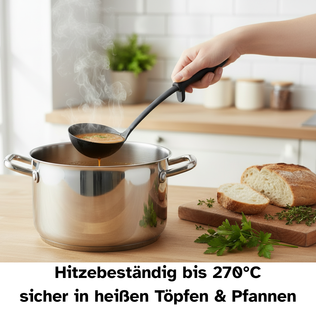 Küchenhelfer-Set Premium | Grundausstattung Küchenutensilien | 6-Teilig