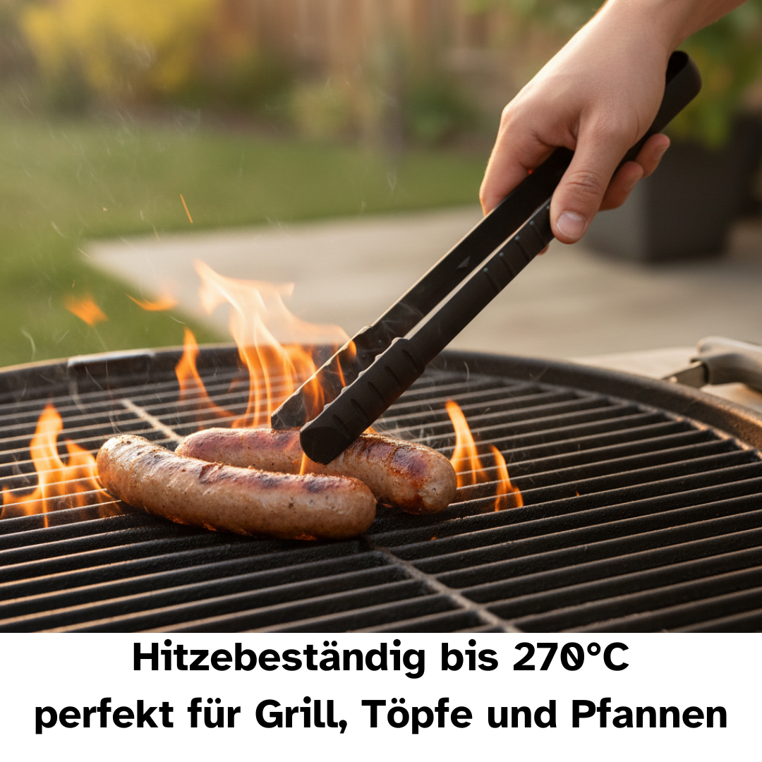 Wender & Bratset | 5-Teilig | Bratwender, Bratschaufeln, Pfannenwender, Grillzange