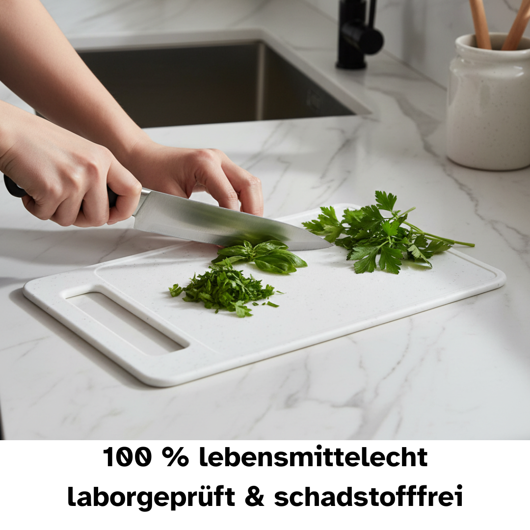 Frühstücksbrettchen | Premium Qualität aus Deutschland | Schneidebrett Spülmaschinenfest